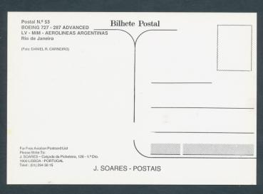 Preview: AEROLINEAS ARGENTINAS, Boeing 727-287 Advanced