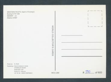 Preview: WESTERN PACIFIC,SPIRIT OF DURANGO,Boeing B-737-300