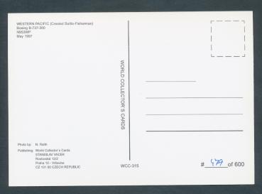 Preview: WESTERN PACIFIC,CRESTED BUTTLE_FISHERMAN, Boeing B-737-300