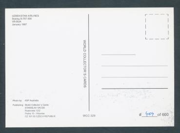 Preview: UZBEKISTAN AIRLINES, BOEING B-767-300