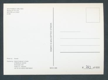 Preview: SOUTHWEST AIRLINES, BOEING B-737-7H4