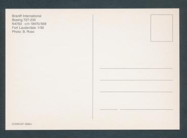 Preview: BRANIFF INTERNATIONAL, Boeing 727-235