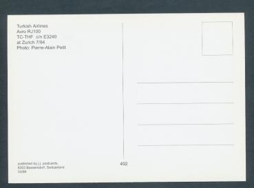 Preview: TURKISH AIRLINES, Avro RJ100