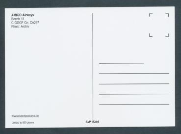 Preview: AMIGO AIRWAYS, Beech 18