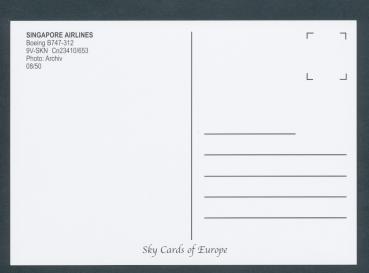 Preview: SINGAPUR AIRLINES, Boeing B747-312