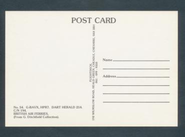 Preview: BAF BRITISH AIR FERRIES, Dart Herald 214