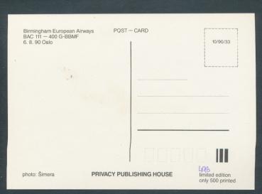 Preview: BEA BIRMINGHAM EUROPEAN AIRWAYS, BAC 111-400G BBMF