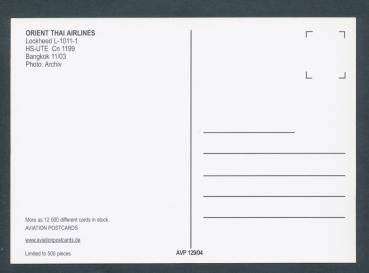 Preview: ORIENT THAI AIRLINES, Lockheed L-1011-1