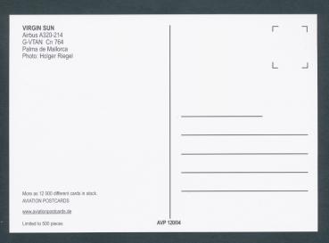 Preview: VIRGIN SUN, Airbus A320-214