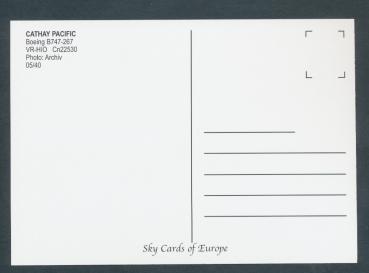 Preview: CATHAY PACIFIC, Boeing B747-267