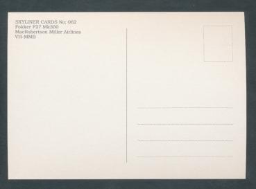 Preview: MMA MacRobertson Miller Airlines, Fokker F27Mk300