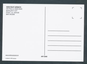 Preview: SIEM REAP AIRWAYS, Boeing B717-231