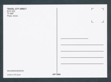 Preview: TRAVEL CITY DIREKT, B747-200