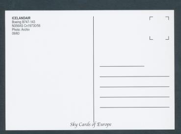 Preview: ICELANDAIR, Boeing B747-143
