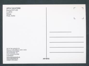 Preview: APPLE VACATIONS, Boeing B757-200