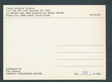 Preview: CARGO MORAVIA AIRLINES,