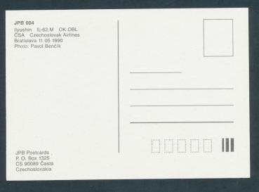 Preview: CSA CZECHOSLOVAK AIRLINES,  Ilyushin IL-62.M