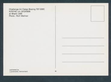 Preview: CHALLENGE AIR CARGO, Boeing 707-330C
