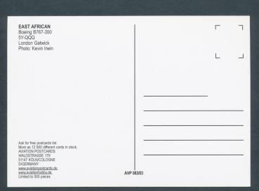 Preview: EAST AFRICAN, Boeing B767-300