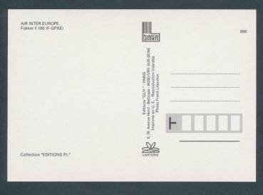 Preview: AIR INTER EUROPE, Fokker F.100