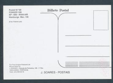 Preview: IRAN AIR, Fokker 100