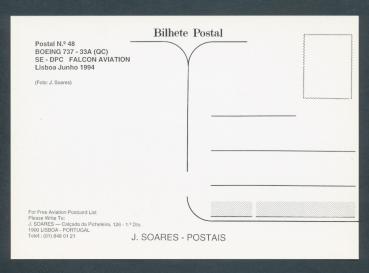 Preview: FALCON AVIATION, Boeing 737-33A