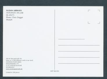 Preview: SUDAN AIRWAYS, ANTONOV AN-24B