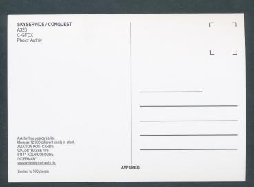 Preview: SKYSERVICE/CONQUEST, A320