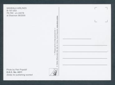 Preview: MANDALA AIRLINES, B737-2S3