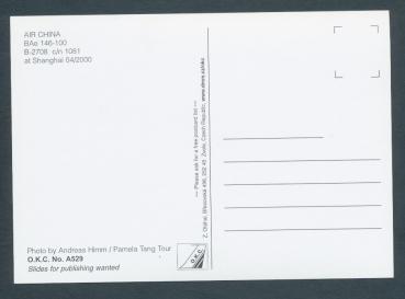 Preview: AIR CHINA, BAe 146-100