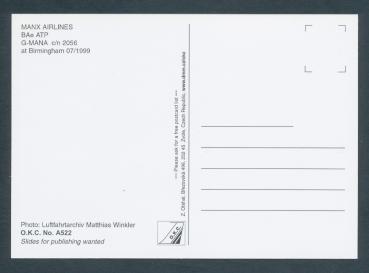 Preview: MANX AIRLINES, BAe ATP