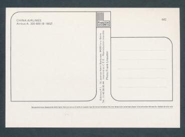 Preview: CHINA AIRLINES,AIRBUS A.300-600