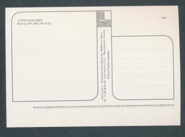 Preview: JAL JAPAN AIRLINES, Boeing 747-200