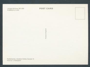 Preview: UNITED AIRLINES, 767-200