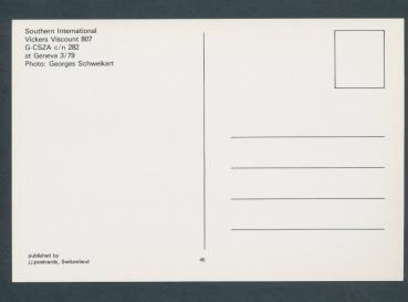 Preview: SOUTHERN INTERNATIONALVickers Viscount 807