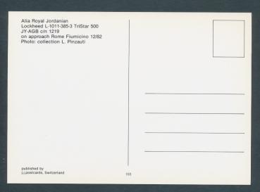 Preview: ALIA ROYAL JORDANIEN, Lockheed L-1011
