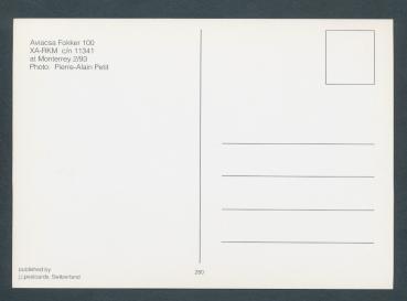 Preview: AVIACSA, Fokker 100