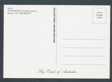 Preview: CONTINENTAL, Boeing 747-243B