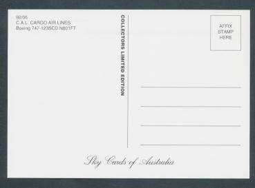 Preview: C.A.L. CARGOAIR LINES, Boeing 747-123SCD