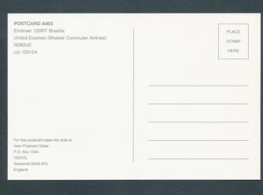 Preview: UNITED EXPRESS, WESTAIR COMMUTER AIRLINES, Embrear 120RT