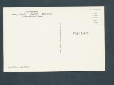 Preview: AIR EUROPE, Boeing 737-4S3