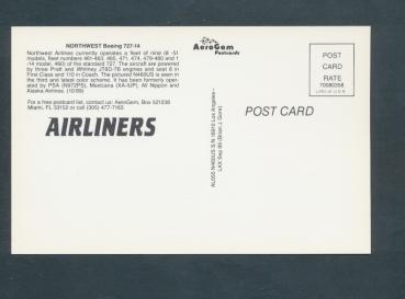 Preview: NORTHWEST, Boeing 727-14