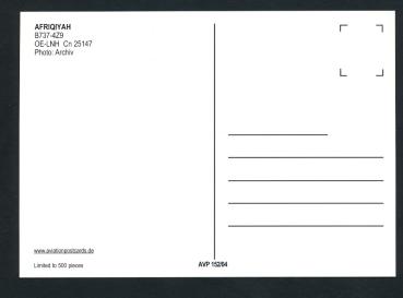 Preview: AFRIQIYAH, B 737-4Z9
