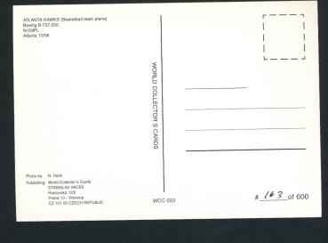 Preview: ATLANTA HAWKS, Boeing B-737-200