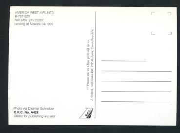 Preview: AMERICA WEST, B-757-225