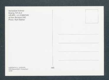 AEROSWEET AIRLINES, Boeing 737-2L9