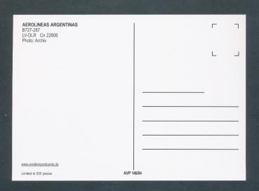 Preview: AEROLINEAS ARGENTINAS, B727-287