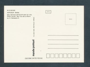 Preview: AEROSUR_BOLIVIA, BAe 146/100