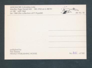 Preview: AEROSUCRE COLOMBIA Ltda., Handley Page Herald 4010101