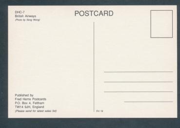 BRITISH AIRWAYS, DHC-7